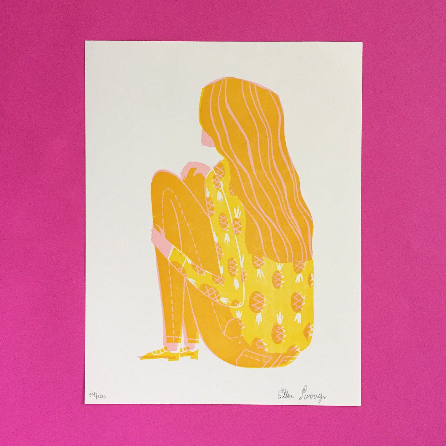 Pineapple Girl Archetype Print