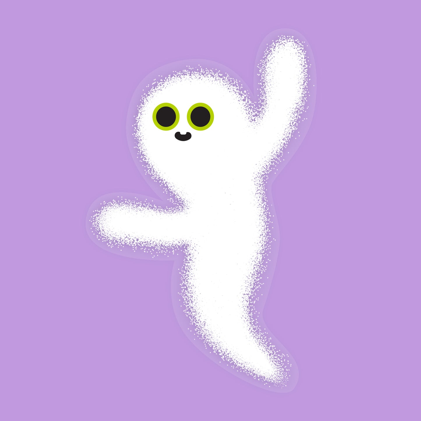 Boo Ghost Sticker