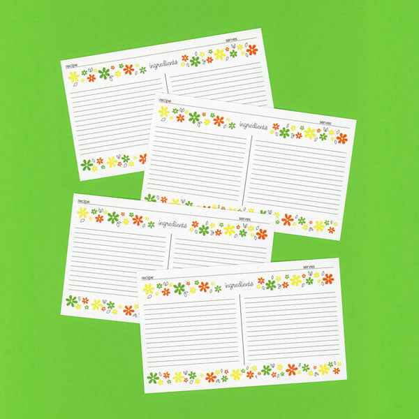 Retro Recipe Cards