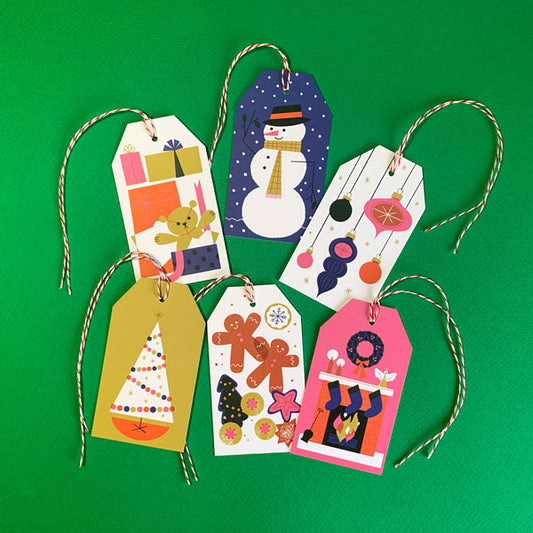 Holiday Gift Tags - Set of 6
