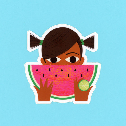 Sandia Girl Sticker
