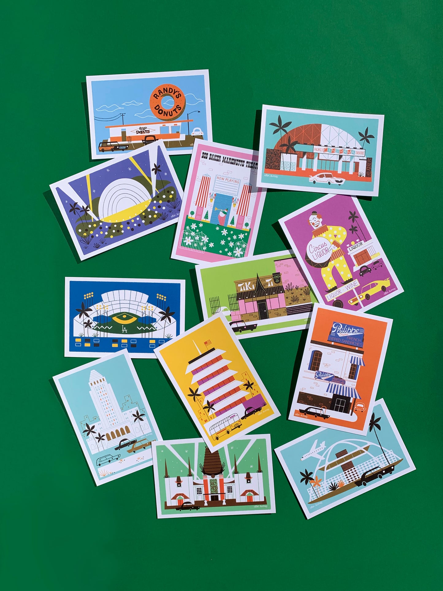 Greetings from Los Angeles Postcard Set